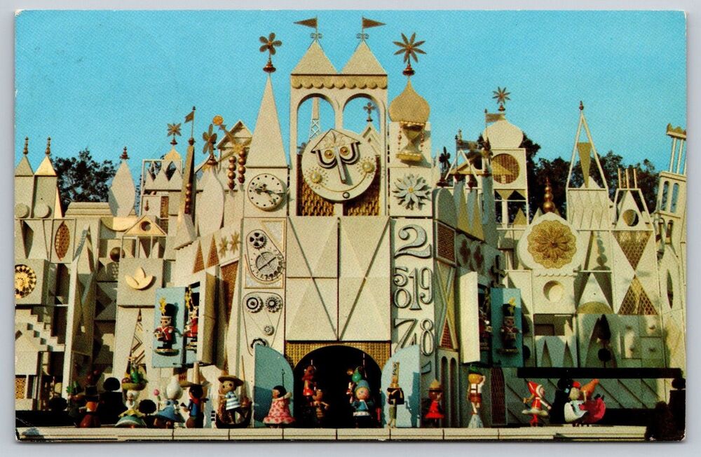 Postcard CA Anaheim Disneyland It's A Small World Fantasyland Posted from Mexico